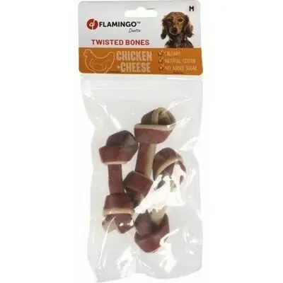 FLAMINGO DUETTO CHICKEN&CHEESE 3gb x 11cm, 120g - Kundfavorit