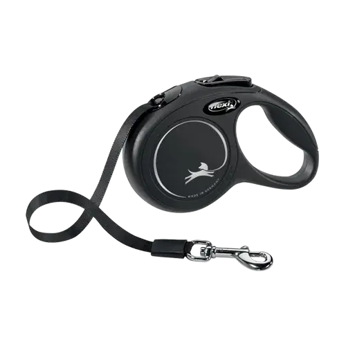 Flexi New Classic Svart Rullkoppel Band - Spara mer