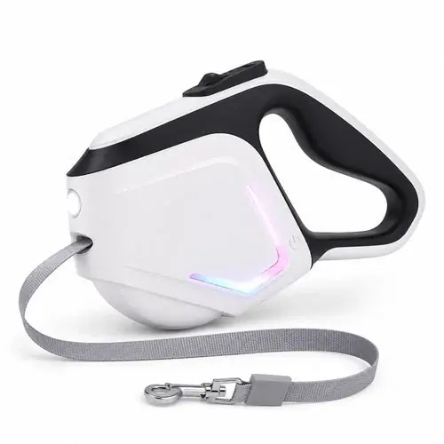 Flexikoppel för hund – LED-ljus & ficklampa 5 m | Fyndpris