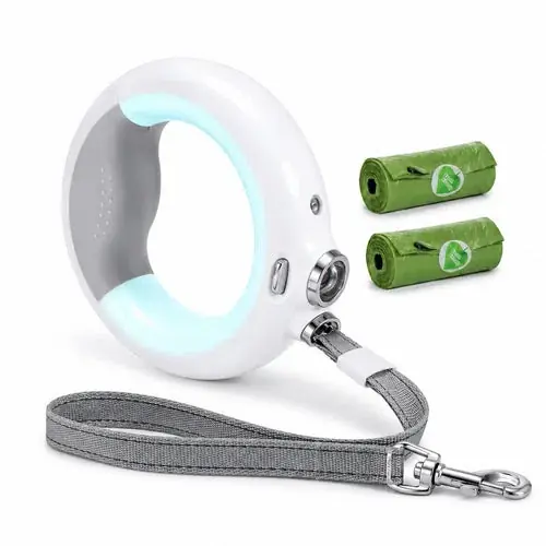 Tillverkarpris | Flexikoppel för hund – LED-ljus, ficklampa & påshållare