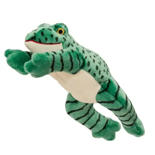 Snabb frakt - Fluff & Tuff Oliver Frog Plush Dog Toy