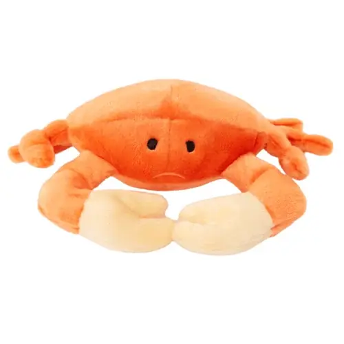 Fluff & Tuff Phyllis Crab Plush Dog Toy - Kundernas favorit