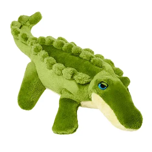 Kan beställas | Fluff & Tuff Savannah Baby Gator Plush Dog Toy