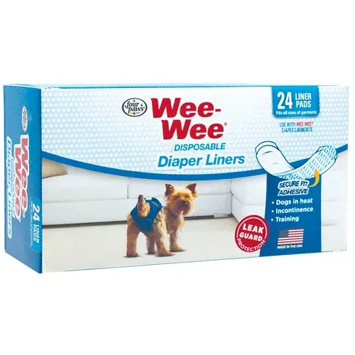Klar att skickas - Four Paws Wee-Wee® Disposable Diaper Liners