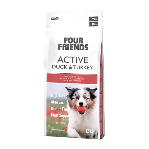 Kanonerbjudande - Fourfriends Dog Active Anka & Kalkon