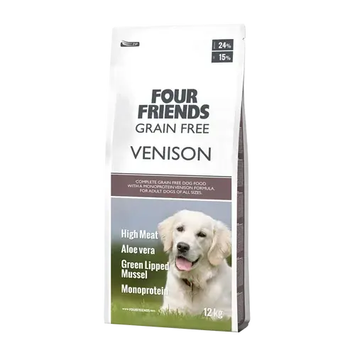 Extra rabatt - Fourfriends Dog GF Venison