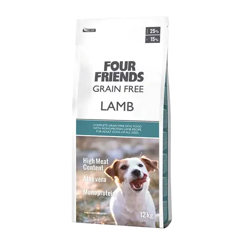 Trygg betalning - Fourfriends Dog Grain Free Lamm – 3 KG