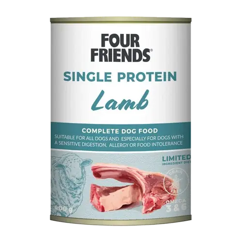 I lager - FourFriends Dog Lamb Can – 400 g