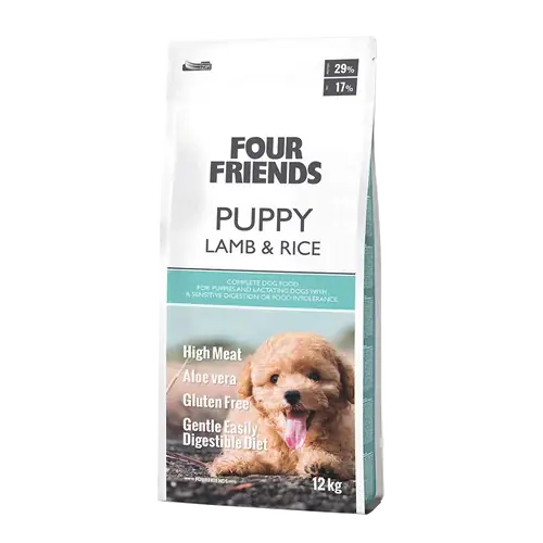 Fourfriends Dog Puppt Lamm & Ris - Rekommenderas