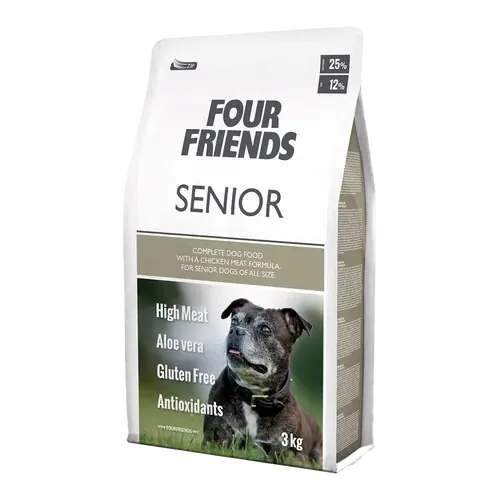 Fourfriends Dog Senior – 3 KG - Snabb frakt