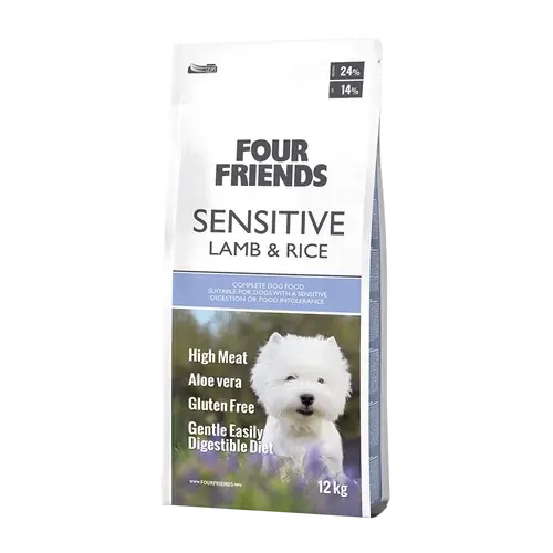 Fourfriends Dog Sensitive Lamm & Ris | Beställ nu