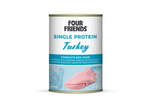 FourFriends Dog Single Protein Turkey 400g - Rabatt