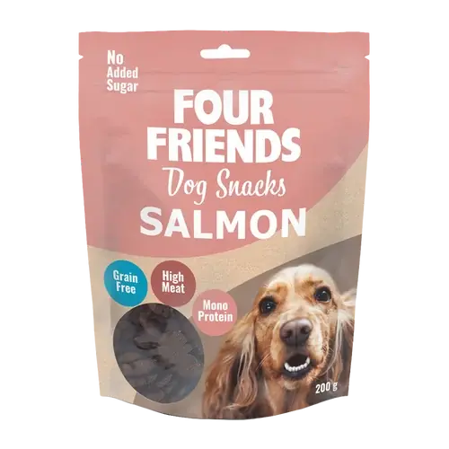 Snabb frakt | FourFriends Dog Snacks Salmon – 200 G