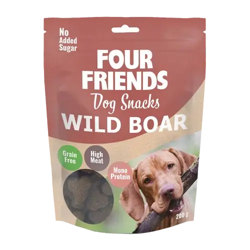 Bra pris just nu | FourFriends Dog Snacks Wild Boar – 200 G