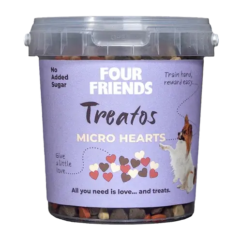 FourFriends Treatos Micro Hearts – 500 G - Outlet