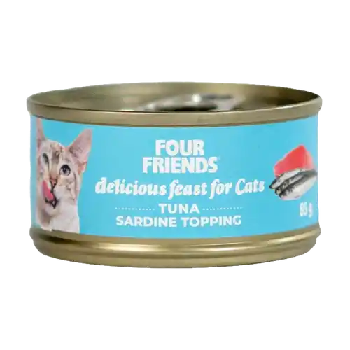 FourFriends Tuna & Sardine – 85 G | Premiumkvalitet