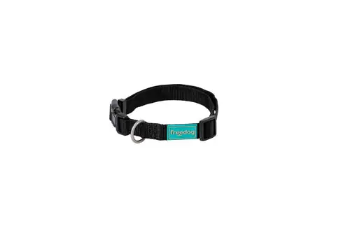 Ny lansering - Freedog Basic Black Nylon Collar, 10 mm, 20/35 cm
