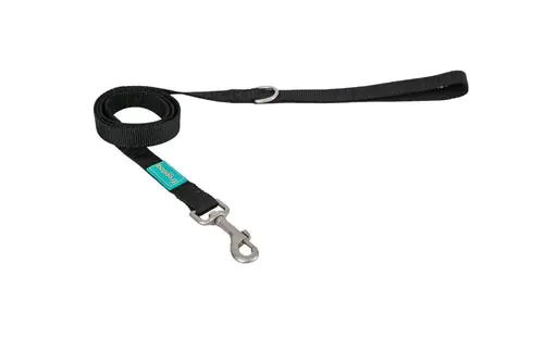 Freedog Basic Black Nylon Lead, 15 mm, 120 cm - Beställ online