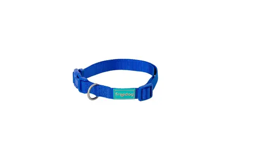 Freedog Basic Blue Nylon Collar, 25 mm, 38/66 cm - Kampanjen går snart ut