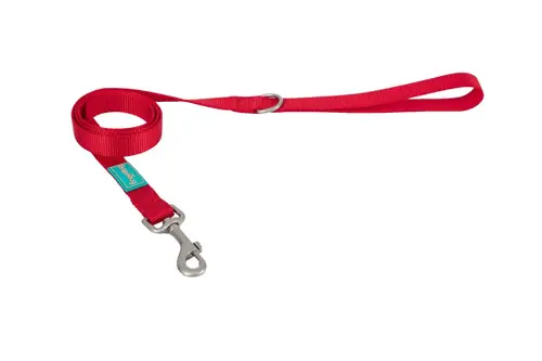 Freedog Basic Red Nylon Lead, 10 mm, 120 cm - Säker betalning