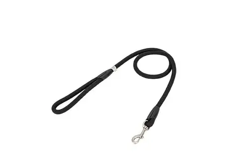 Under begränsad tid - Freedog Black Round Nylon Lead, 13 mm, 120 cm