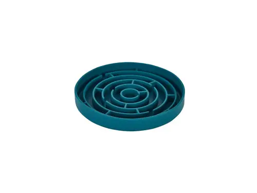 Freedog Bowl Soft Slow Food Blue Teal 22 X 22 X 3.5 Cm | Snart slut