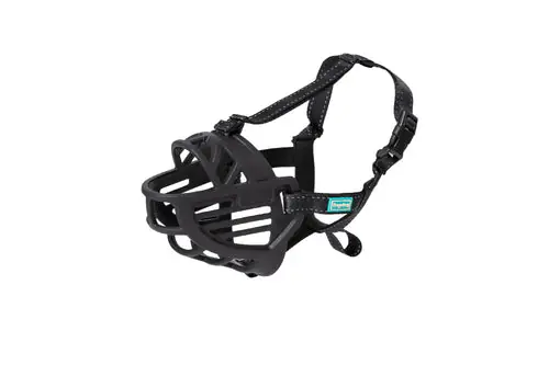 Handla online - Freedog Ergo Plus Muzzle, Black, XL, 35 cm