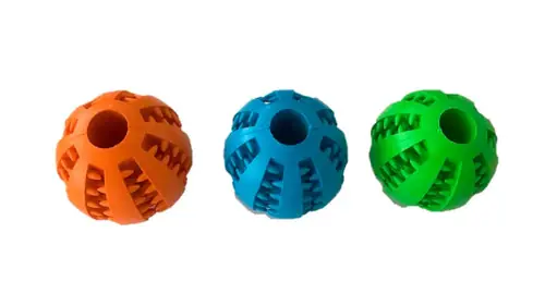 Freedog Green Teething Ball, 7 cm | Finns tillgänglig