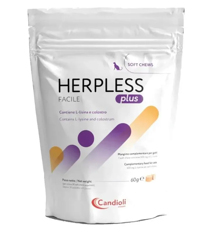 Nyhet hos oss - Herpless Plus Facile för katter 60 g