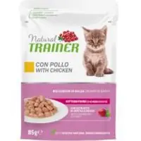 Passa på - Natural Trainer Kitten & Young - 12 x 85 g med kyckling
