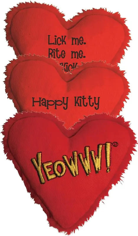 Efterfrågad - Kattleksak Hjärta med Kattmynta - Catnip Heart