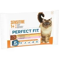I lager | Perfect Fit Sensitive 1+ - Mixpack kyckling + lax (4 x 85 g)