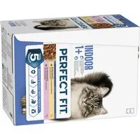 Perfect Fit Indoor 1+ - Mixpack kyckling + lax (12 x 85 g) | Topprodukt