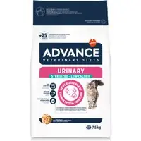 Favorit - Advance Veterinary Diets Cat Urinary Sterilized Low Calorie - 7,5 kg