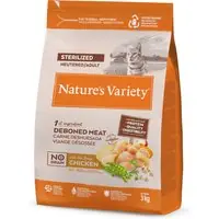 Nature‘s Variety No Grain Sterilized Adult Free Range Chicken - 3 kg | Fyndpris