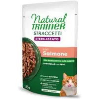 Nyhet | Natural Trainer Straccetti Adult Sterilised strips i sås 24 x 85 g - Lax