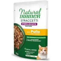 Snabb leverans | Natural Trainer Straccetti Mature Sterilised strimlor i sås - 28 x 70 g med kyckling