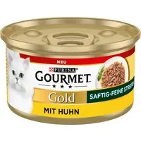 Gourmet Gold saftig-fina strimlor 12 x 85 g - Kyckling | Bra pris