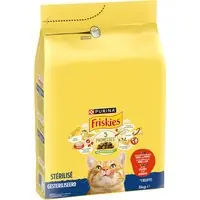 Sista dagarna - PURINA Friskies Sterilised med nötkött, kyckling & grönsaker - 3 kg
