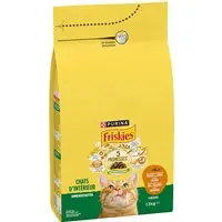 Lägg i varukorg - PURINA Friskies Indoor med kyckling, kalkon & grönsaker - 1,5 kg