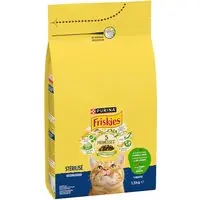 Snabb frakt | PURINA Friskies Sterilised med lamm, kyckling & grönsaker - 1,5 kg