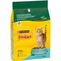 Ta chansen - PURINA Friskies Adult Katt med havsfisk & grönsaker - 3 kg