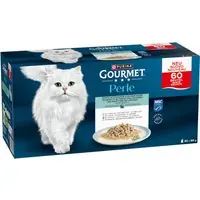 Mixpack Gourmet Perle 60 x 85 g - Möra bitar från havet i sås (4 sorter) | Bra pris just nu