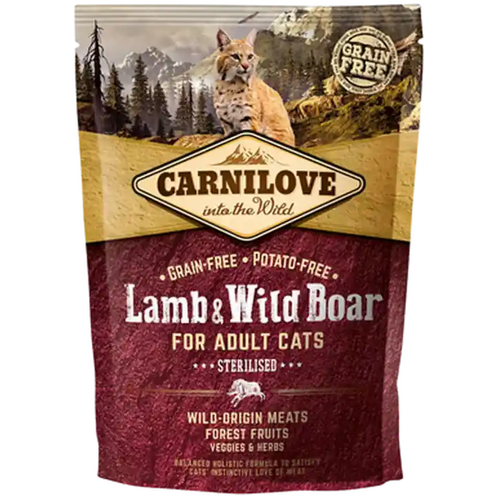 Passa på nu | Cat Lamb & Wild Boar for Sterilised 2 kg