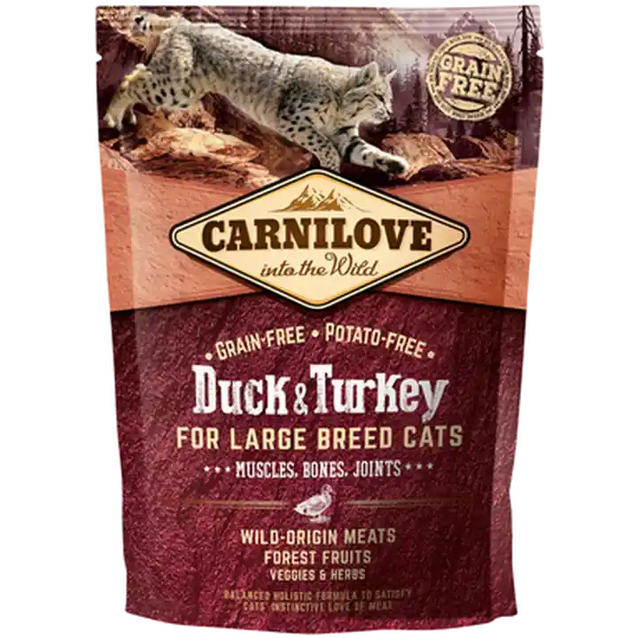 Cat Duck & Turkey for Large Breed 2 kg - Prissänkt