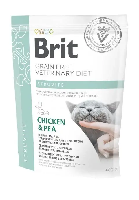 Brit Veterinary Diet Struvite Chicken & Pea för katter | Populär
