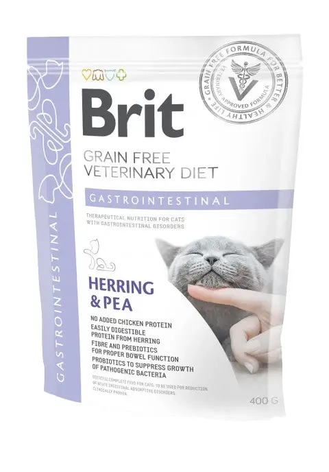 Brit Veterinary Diet Gastrointestinal Herring & Pea för katter | Favorit