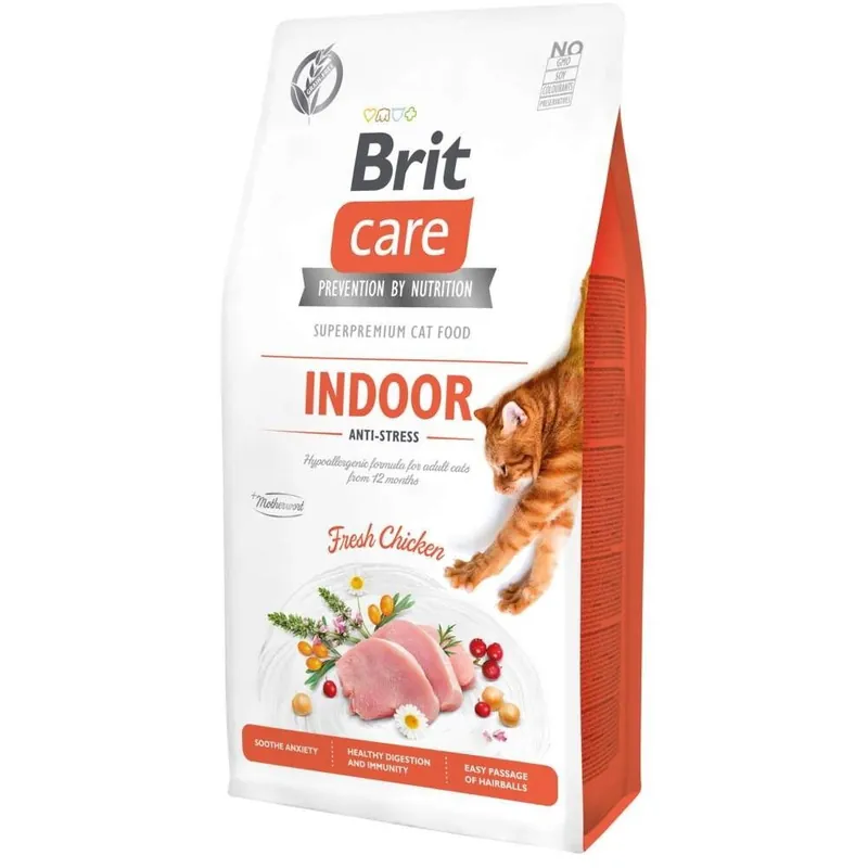 I lager - Brit Care Cat Grain Free Indoor Anti-stress