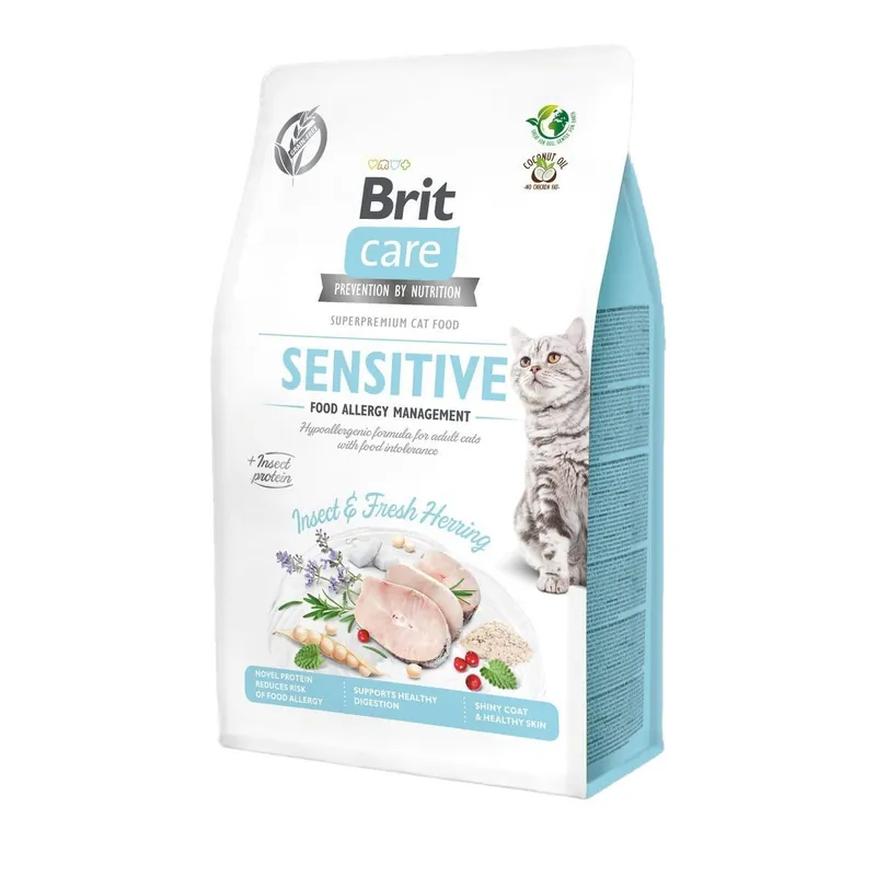 Brit Care Cat Grain Free Sensitive Insect & Fresh Herring | Enkel beställning
