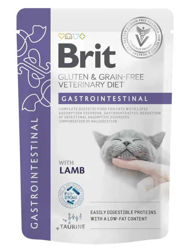 Brit Veterinary Diet Gastrointestinal Pouch för katter 85 g - Snabb frakt